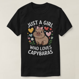 PA47 - Just for Capybaras Lovers Pet Capybara Cute T-Shirt