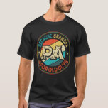 Pa Because Grandpa is for Old Guys Father's Day T- T-Shirt<br><div class="desc">Get this funny saying outfit for your special proud grandpa from granddaughter, grandson, grandchildren, on father's day or christmas, grandparents day, or any other Occasion. show how much grandad is loved and appreciated. A retro and vintage design to show your granddad that he's the coolest and world's best grandfather in...</div>