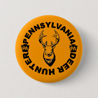 PA. Deer Hunter Button
