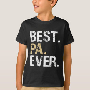 Pa Gift From Granddaughter Grandson Best Pa  T-Shirt