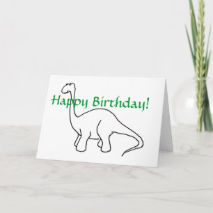 PA- Happy Birthday! Dinosaur Card