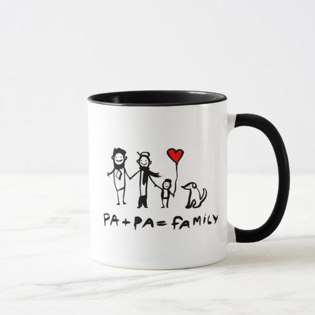 Pa + Pa = Family Mug (Right)