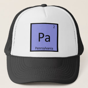 Pa - Pennsylvania State Chemistry Periodic Table Trucker Hat