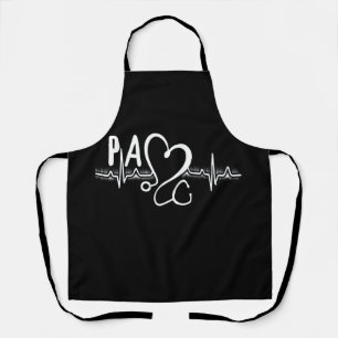 PA Physician Assistant Heartbeat Apron