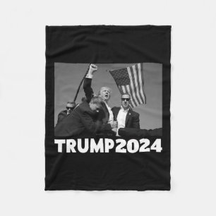 Pa Rally Pennsylvania Rally Trump 2024 2  Fleece Blanket