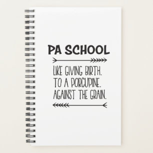 PA School Physician Assistant Student Funny Planner