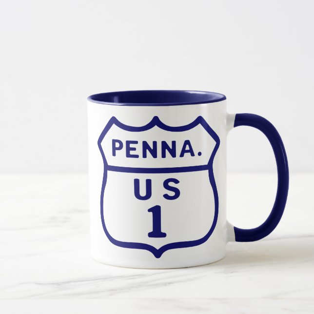 PA/US Highway Route 1 Mug (Right)