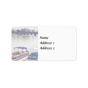 PA - View of Walnut Street Bridge Harrisburg Label