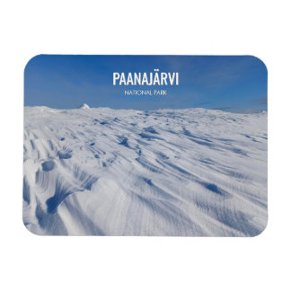Paanajarvi National Park Winter Snow Landscape Magnet
