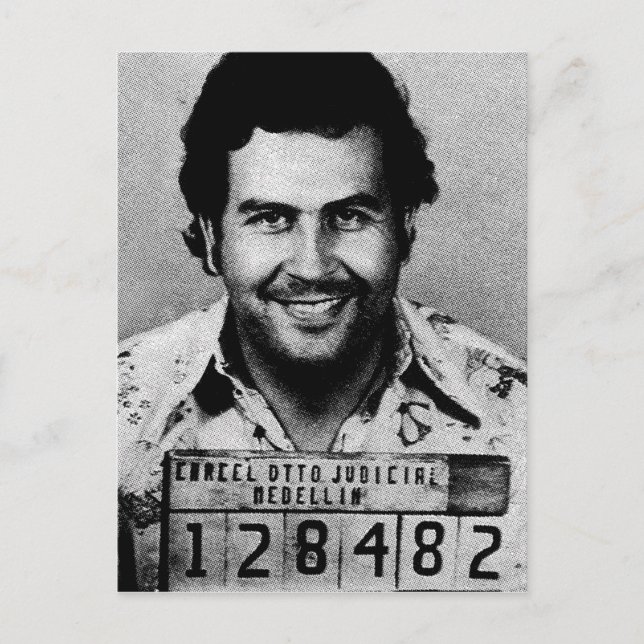 Pablo Emilio Escobar Postcard (Front)