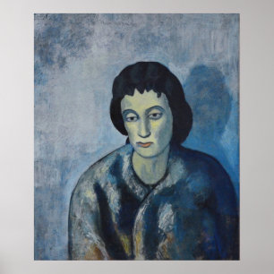 Pablo Picasso – Woman with Bangs, 1902 Poster