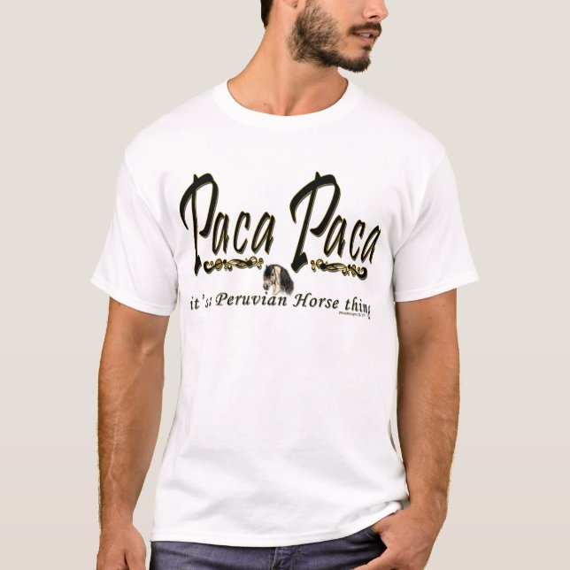 Paca Paca Peruvian Horse Thing T-Shirt (Front)