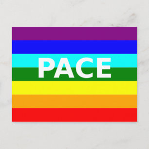 Pace(Peace) Flag Italian Postcard