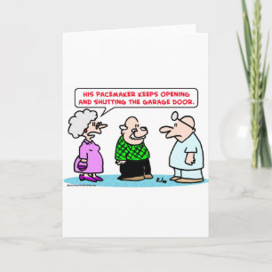 pacemaker garage door open shut card