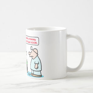 pacemaker garage door open shut coffee mug