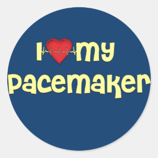 Pacemaker T-shirts | Get Well Gifts Classic Round Sticker