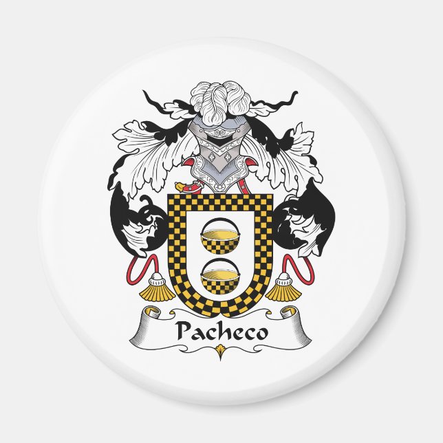 Pacheco Family Crest Magnet (Front)