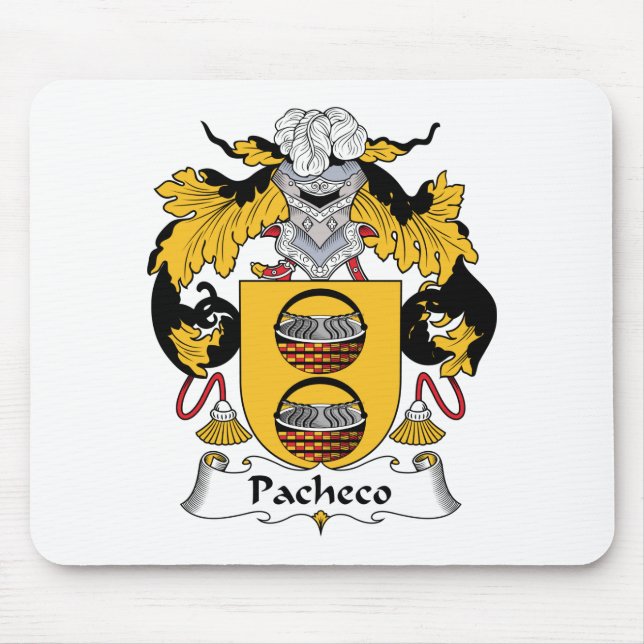 Pacheco Family Crest Mouse Pad (Front)