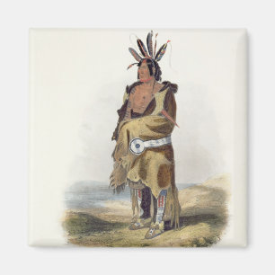 Pachtuwa-Chta, an Arrikkara Warrior, plate 27 from Magnet