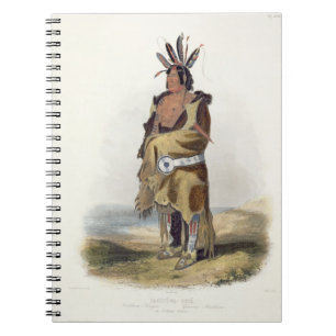 Pachtuwa-Chta, an Arrikkara Warrior, plate 27 from Spiral Notebook