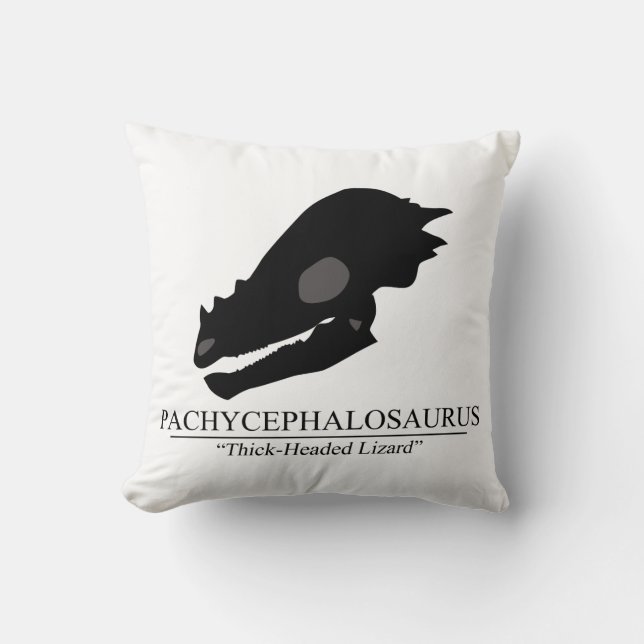Pachycephalosaurus Skull Cushion (Front)
