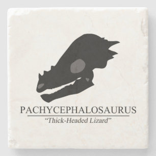 Pachycephalosaurus Skull Stone Coaster