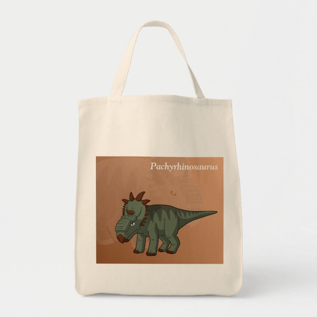Pachyrhinosaurus- Ancient Dinosaur Tote Bag (Front)
