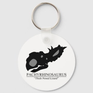 Pachyrhinosaurus Skull Key Ring