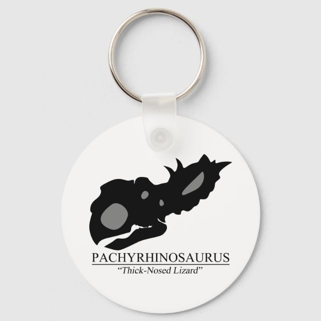 Pachyrhinosaurus Skull Key Ring (Front)