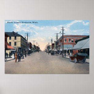 Pacific Avenue View Poster
