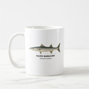 Pacific Barracuda – Marine Animals of California Coffee Mug