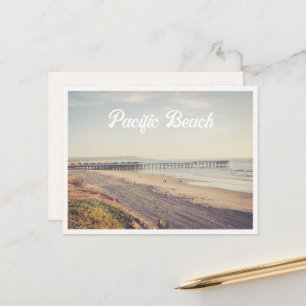 Pacific Beach San Diego Beach & Pier Postcard