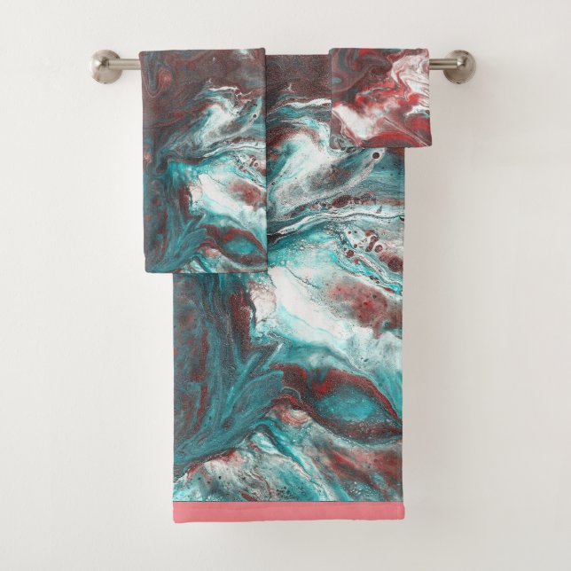 Pacific Boils Over 1 Bath Towel Set (Insitu)
