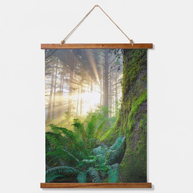 Pacific Coast Forest, Oregon Hanging Tapestry (Front)