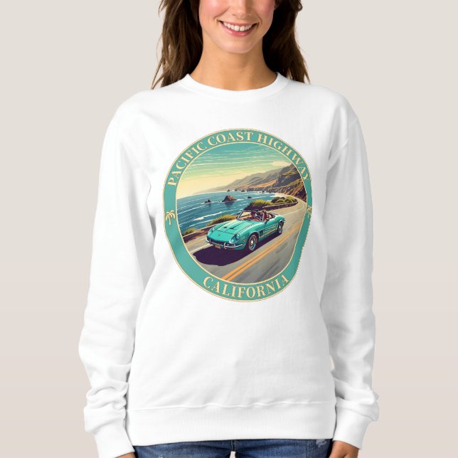 Pacific Coast Highway California Sweatshirt (Front)