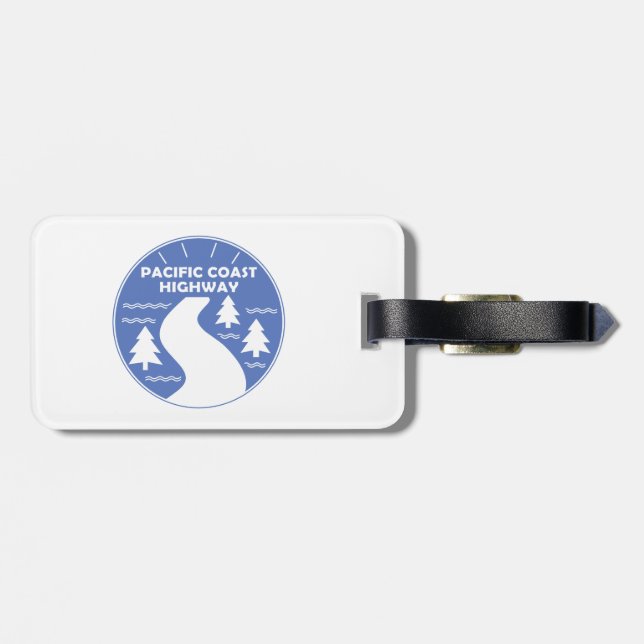 Pacific Coast Highway Luggage Tag (Back Horizontal)