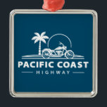 Pacific Coast Highway Motorcycle Metal Tree Decoration<br><div class="desc">Pacific Coast Highway,  also know as California Route 1 or the PCH is one of the most astoundingly scenic roads in the world,  meant to be traversed slowly,  while gasping at the mountains,  towering trees,  expansive beaches and endless sky.</div>