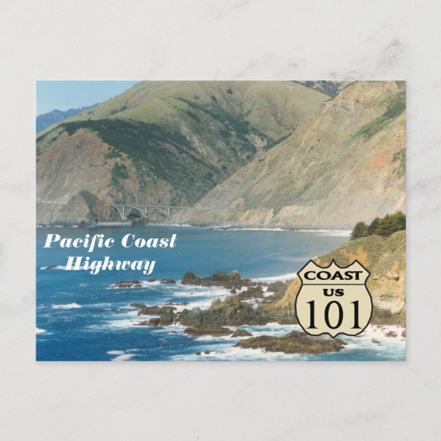 Pacific Coast Highway Postcard (Front)