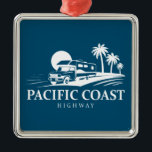 Pacific Coast Highway Recreational Vehicle Metal Tree Decoration<br><div class="desc">Pacific Coast Highway,  also know as California Route 1 or the PCH is one of the most astoundingly scenic roads in the world,  meant to be traversed slowly,  while gasping at the mountains,  towering trees,  expansive beaches and endless sky.</div>