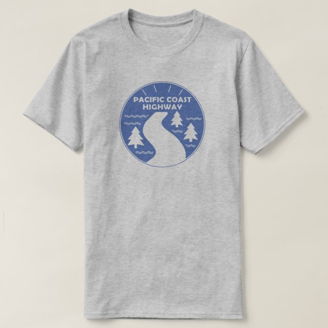 Pacific Coast Highway T-Shirt (Design Front)