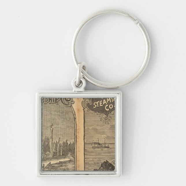 Pacific Coast Steamship Company 2 Key Ring (Front)