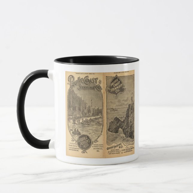 Pacific Coast Steamship Company 2 Mug (Left)
