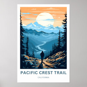 Pacific Crest Trail California Travel Print