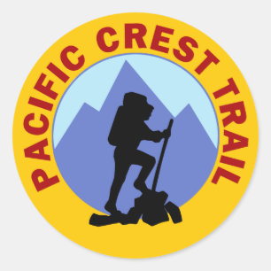 Pacific Crest Trail Classic Round Sticker