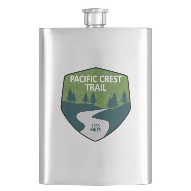 Pacific Crest Trail Hip Flask (Front)