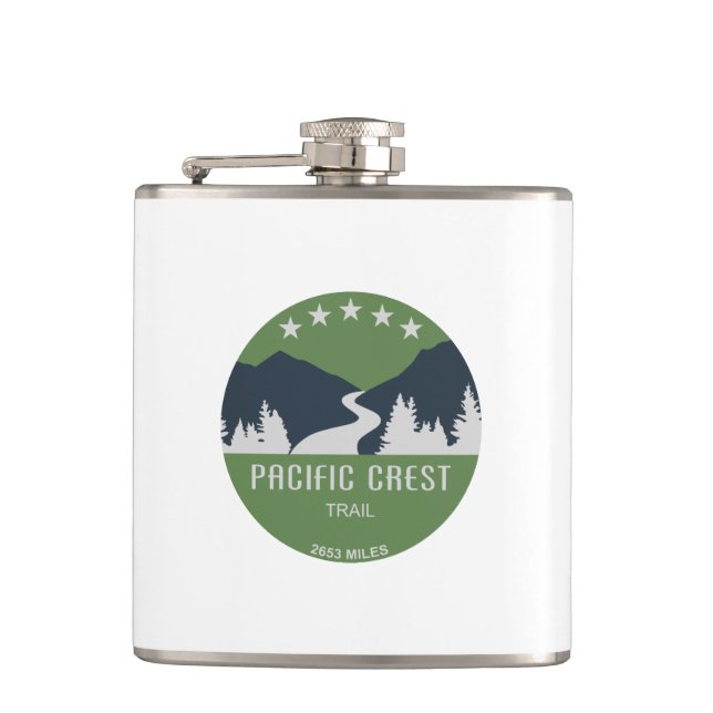 Pacific Crest Trail Hip Flask (Front)
