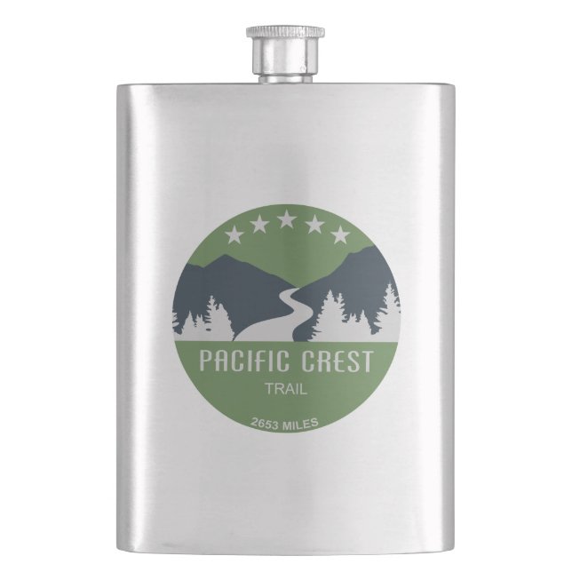 Pacific Crest Trail Hip Flask (Front)