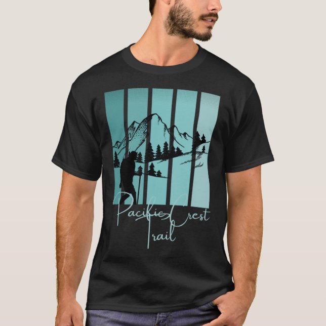 Pacific Crest Trail PCT Hiking National Park West  T-Shirt (Front)