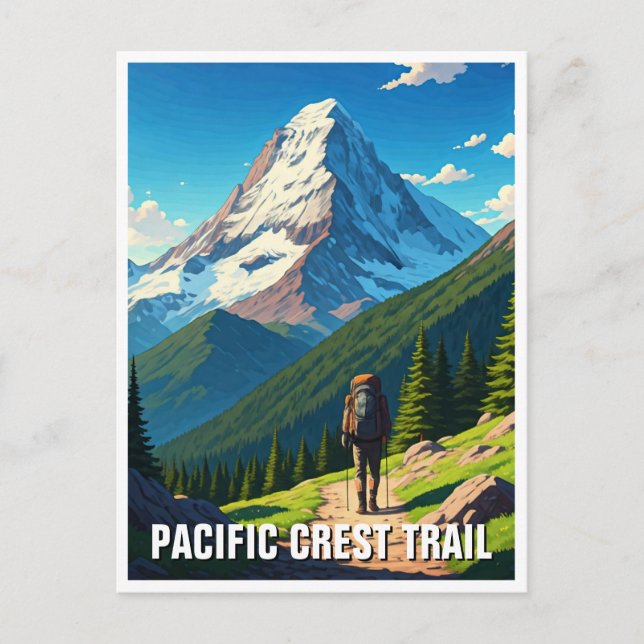 Pacific Crest Trail Postcard (Front)