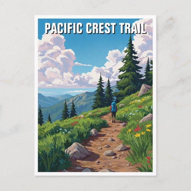 Pacific Crest Trail Postcard (Front)